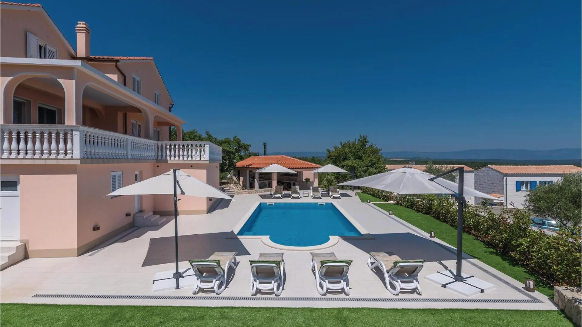 Amazing Home In Krk With Outdoor Swimming Pool Vrh  0*, Vrh (Krk) Κροατία